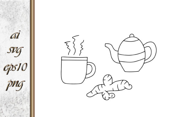 A Crafter's Review: Doodle Cup, Teapot & Ginger Sketch Graphics