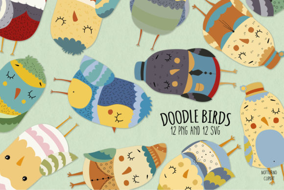 A Craftsperson's Review: Doodle Birds SVG Graphics