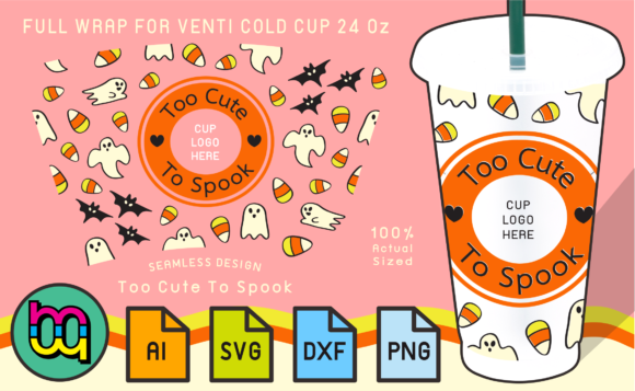 A Designer's Look at the Too Cute to Spook Cup Wrap