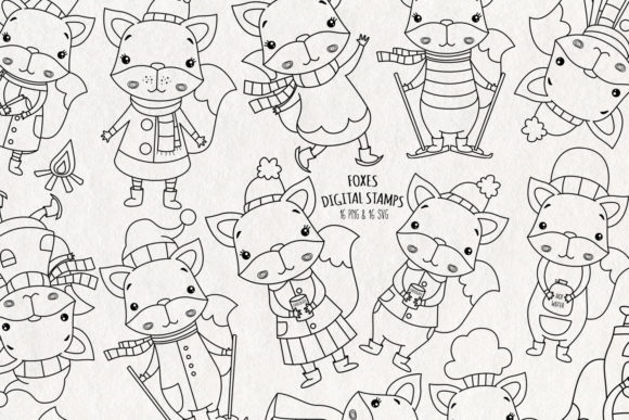 A Review of Fox SVG Digital Stamps: From Design Asset to Client Project