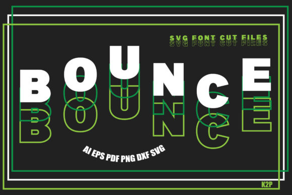 Bounce SVG Cut Fils: Bouncy Graphics for Crafts