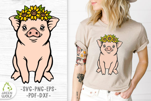 Crafting a Sunny Brand: A Pig & Sunflower SVG Review