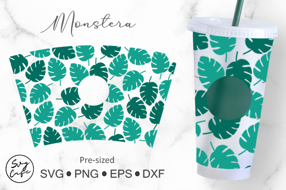 Crafting Brand Identity with the Venti Monstera Leaves Graphics