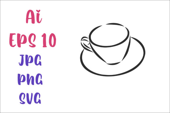 Cup Vector Sketch for Blog Graphics & Editorial Illustrations