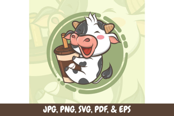 Cute Cow Hugging Coffee Cup: A Brand Designer’s Graphic Review