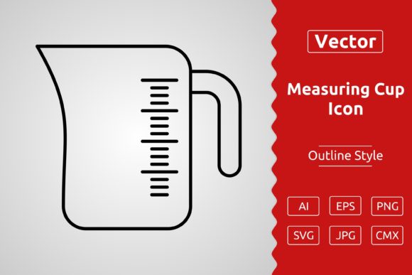 Evaluating a Measuring Cup Icon for Embroidery Projects
