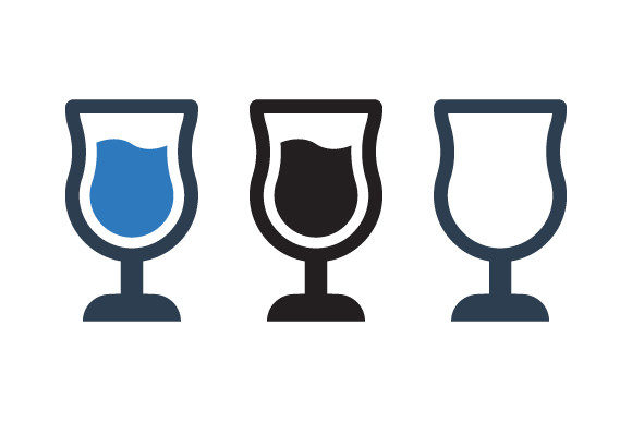 Evaluating the Drink Glass Icon for Real Digital Selling