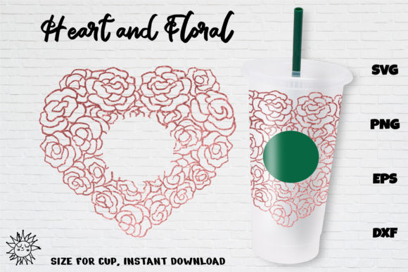Heart Floral Venti Cold Cup 24 Oz: Branding Graphics & Crafts Review