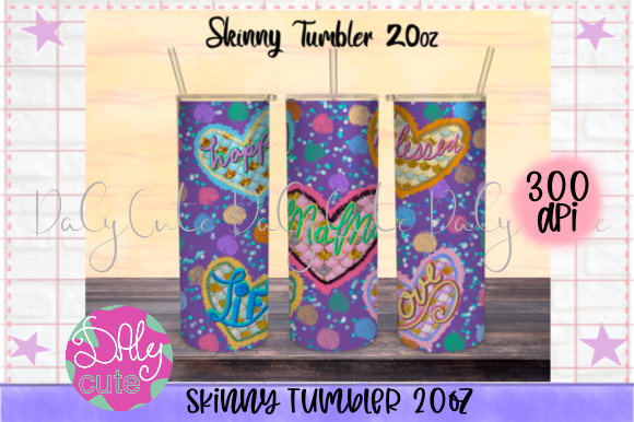Mermaid Tumbler 20oz Skinny Wraps Graphics Review
